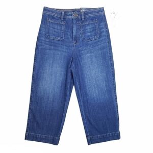 TALBOTS Flawless High Waist Wide Crop Size 8P